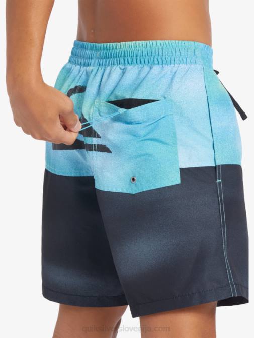 Quiksilver PJ4H482 moški rečno modra zadnjica logotip 17 volejev
