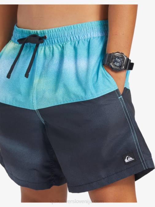 Quiksilver PJ4H482 moški rečno modra zadnjica logotip 17 volejev