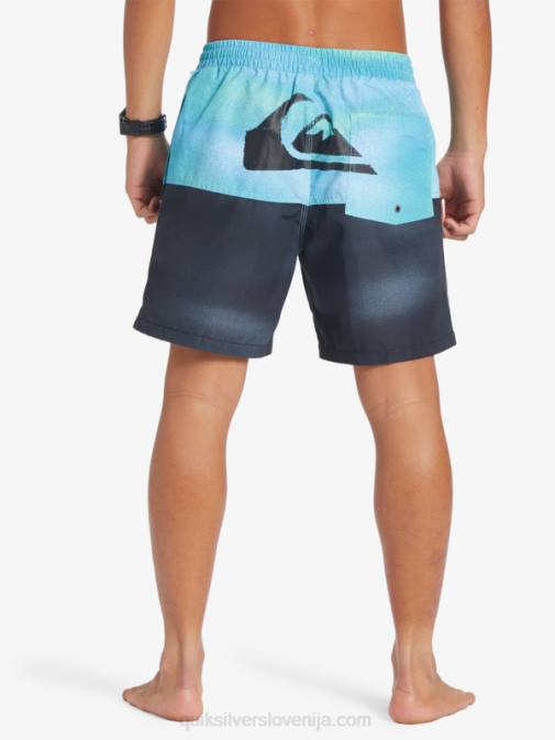 Quiksilver PJ4H482 moški rečno modra zadnjica logotip 17 volejev