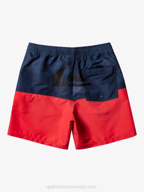 Quiksilver PJ4H483 moški mornarsko modri blazer zadnjica logotip 17 volejev
