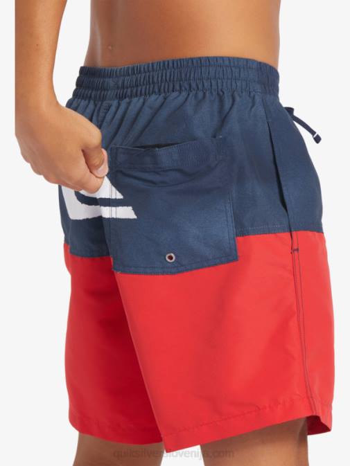 Quiksilver PJ4H483 moški mornarsko modri blazer zadnjica logotip 17 volejev