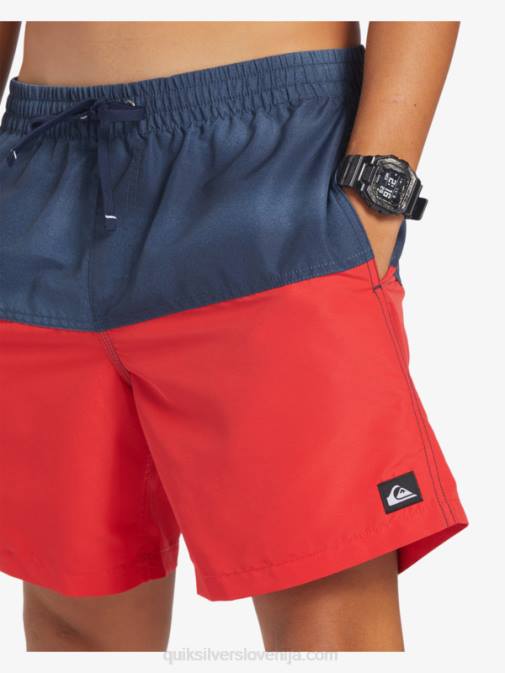 Quiksilver PJ4H483 moški mornarsko modri blazer zadnjica logotip 17 volejev
