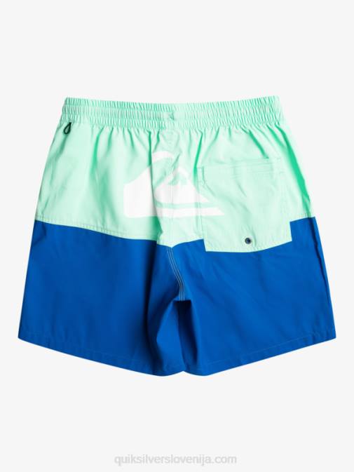 Quiksilver PJ4H485 moški dihalka modra zadnjica logotip 17 volejev