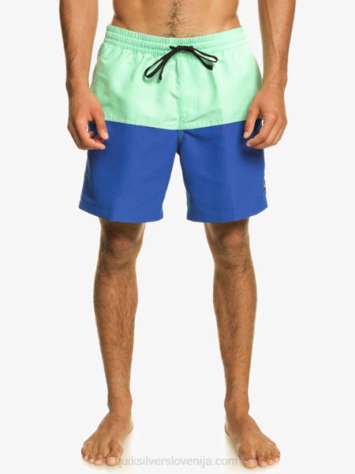 Quiksilver PJ4H485 moški dihalka modra zadnjica logotip 17 volejev