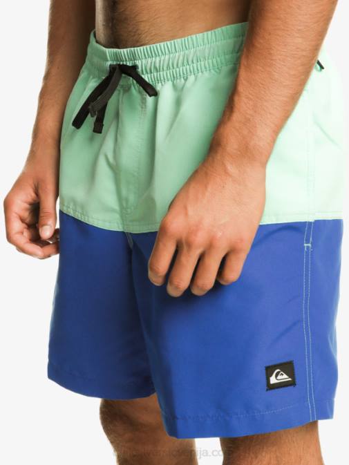 Quiksilver PJ4H485 moški dihalka modra zadnjica logotip 17 volejev
