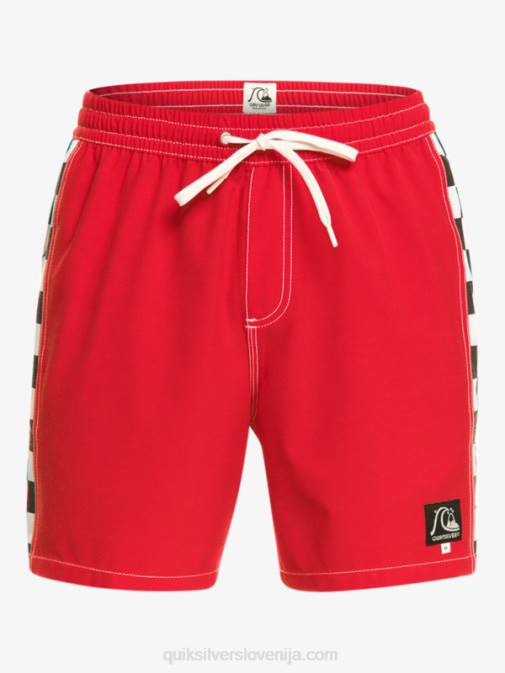 Quiksilver PJ4H530 moški rdeča z visokim tveganjem original arch 17 volejev