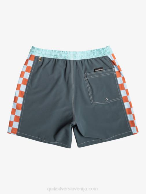 Quiksilver PJ4H532 moški temni skrilavec original arch 17 volejev