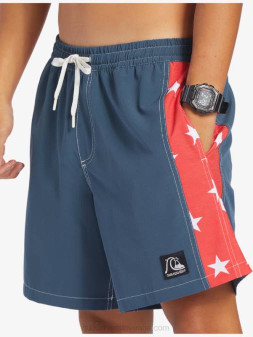 Quiksilver PJ4H533 moški polnočna mornarica original arch 17 volejev