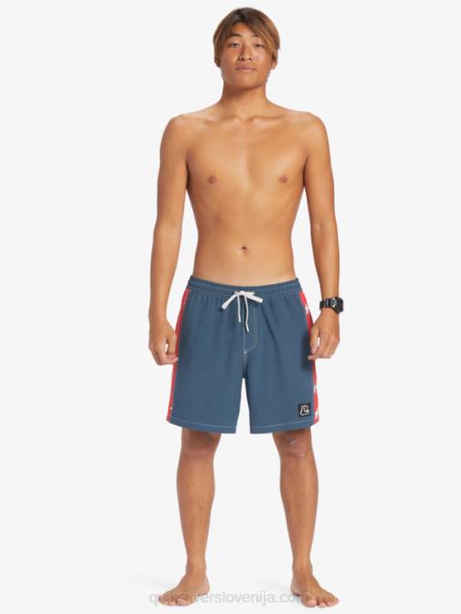 Quiksilver PJ4H533 moški polnočna mornarica original arch 17 volejev
