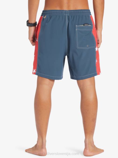 Quiksilver PJ4H533 moški polnočna mornarica original arch 17 volejev