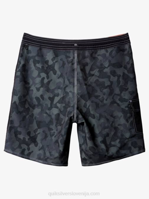 Quiksilver PJ4H535 moški črno povratno bledenje kratke hlače za desko waterman throwback camo 19