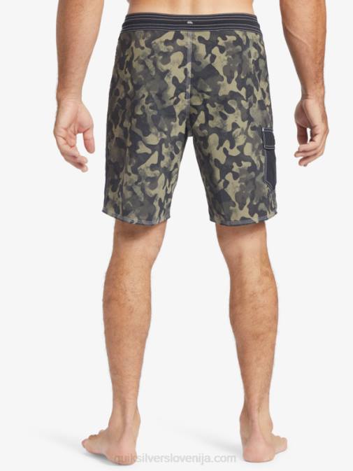 Quiksilver PJ4H535 moški črno povratno bledenje kratke hlače za desko waterman throwback camo 19