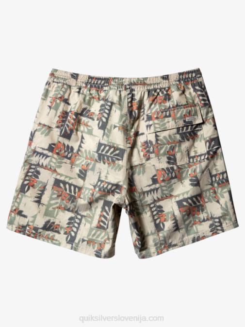 Quiksilver PJ4H546 moški rjavi rižev kanu waterman kanuji greben 17 volleys