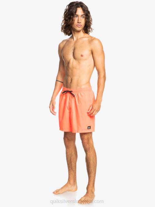 Quiksilver PJ4H624 moški ognjena korala vsak dan 17 volejev