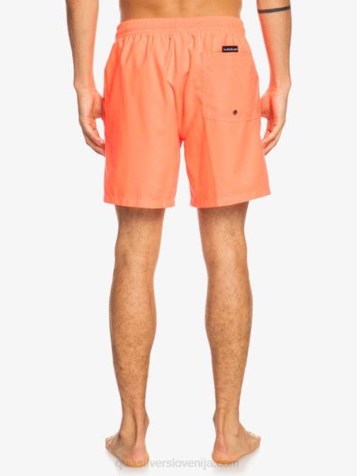 Quiksilver PJ4H624 moški ognjena korala vsak dan 17 volejev