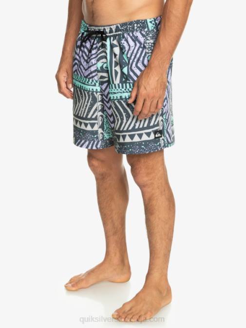 Quiksilver PJ4H636 moški polnočna mornarica surfsilk mix 17 volejev