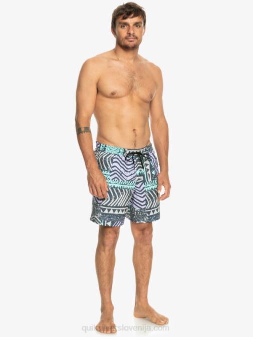 Quiksilver PJ4H636 moški polnočna mornarica surfsilk mix 17 volejev