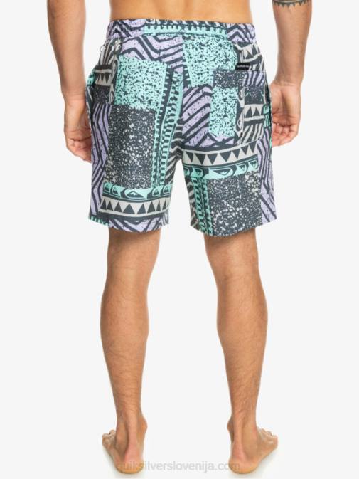 Quiksilver PJ4H636 moški polnočna mornarica surfsilk mix 17 volejev