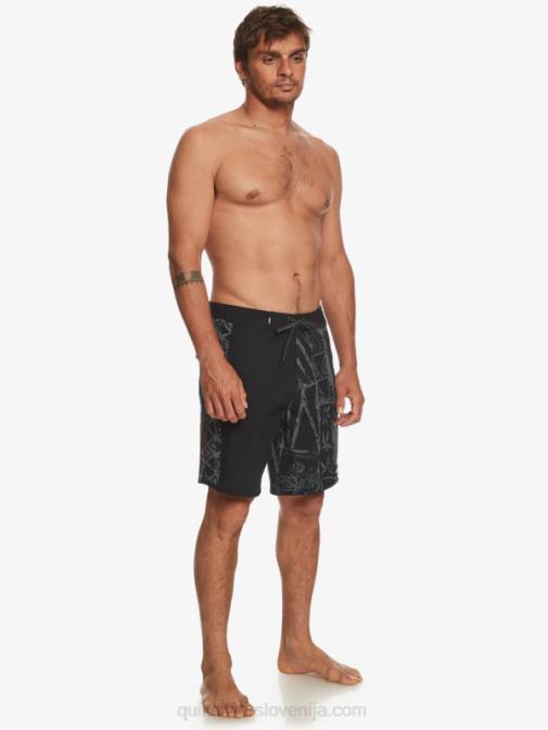 Quiksilver PJ4H637 moški Črna deskarske hlače surfsilk arch hawaii 19