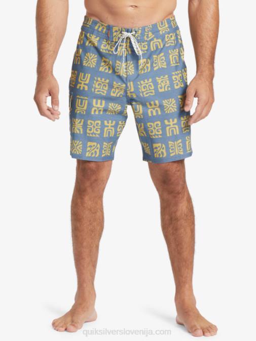 Quiksilver PJ4H639 moški praporščak modro kanalsko veslo bs hlače za desko waterman channel paddle 20