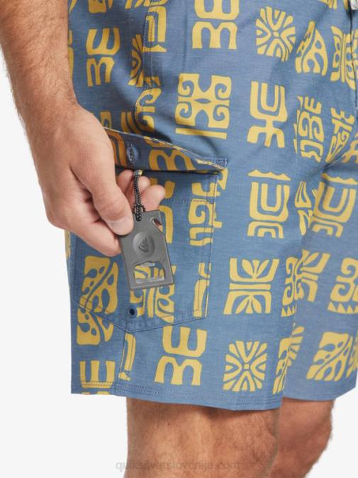 Quiksilver PJ4H639 moški praporščak modro kanalsko veslo bs hlače za desko waterman channel paddle 20