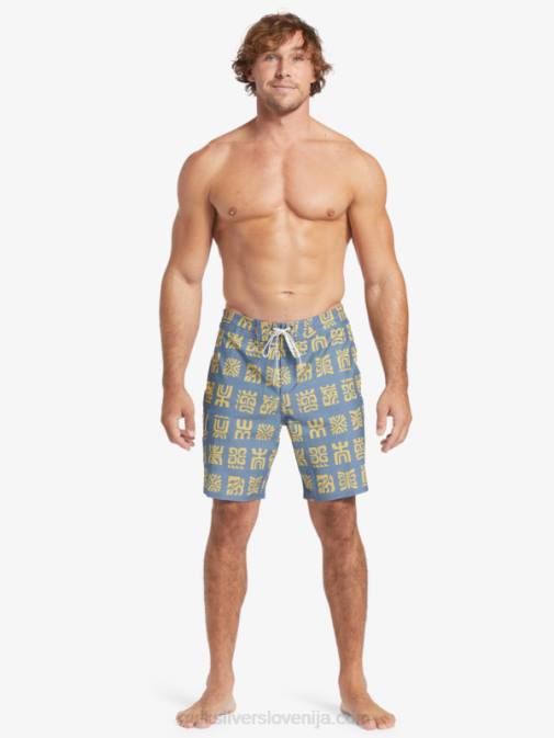 Quiksilver PJ4H639 moški praporščak modro kanalsko veslo bs hlače za desko waterman channel paddle 20