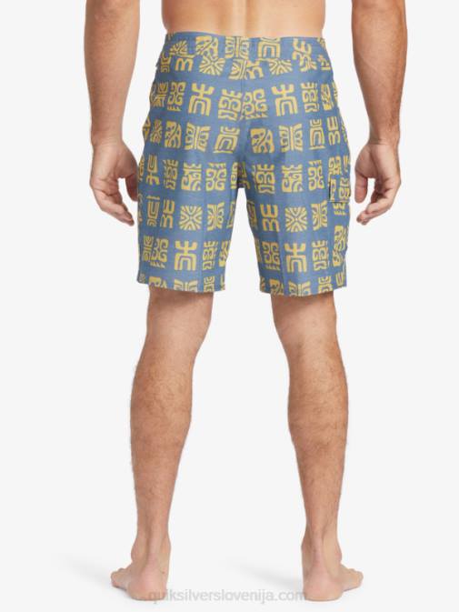 Quiksilver PJ4H639 moški praporščak modro kanalsko veslo bs hlače za desko waterman channel paddle 20