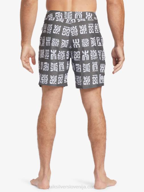 Quiksilver PJ4H640 moški črno kanalsko veslo bs hlače za desko waterman channel paddle 20