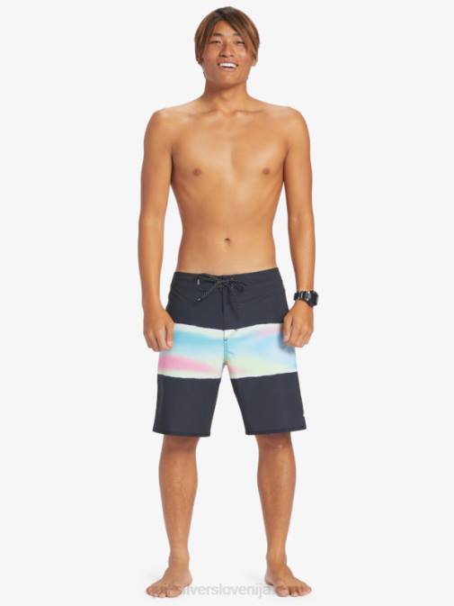 Quiksilver PJ4H643 moški Črna surfsilk air brush 19 kratke hlače za desko