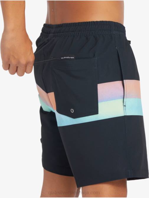 Quiksilver PJ4H654 moški Črna surfsilk air-brush 17 volleys
