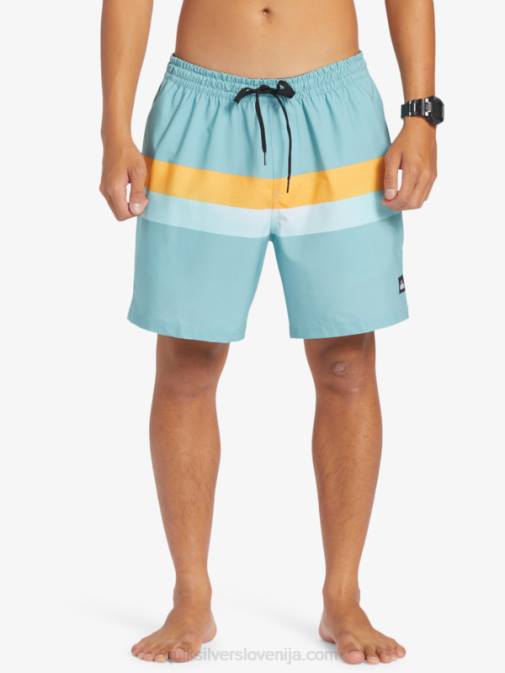 Quiksilver PJ4H655 moški kameja modra surfsilk air-brush 17 volleys