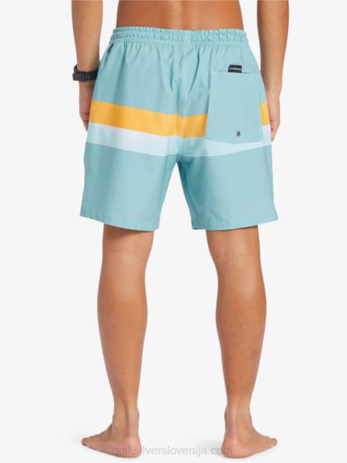 Quiksilver PJ4H655 moški kameja modra surfsilk air-brush 17 volleys