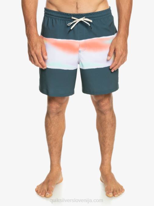 Quiksilver PJ4H657 moški polnočna mornarica surfsilk air-brush 17 volleys