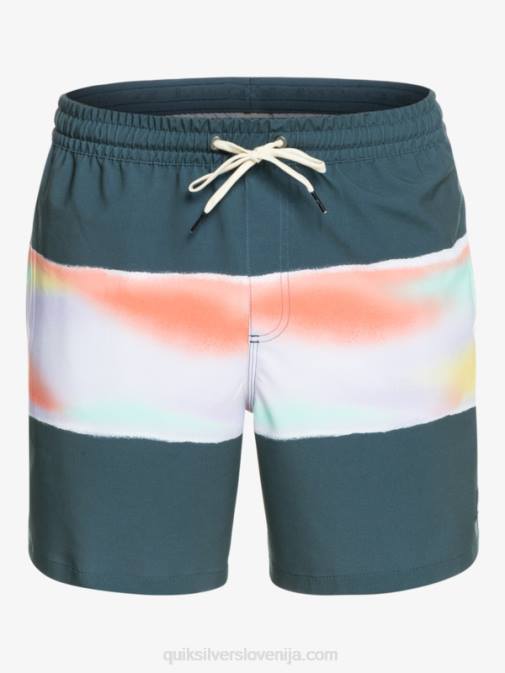 Quiksilver PJ4H657 moški polnočna mornarica surfsilk air-brush 17 volleys
