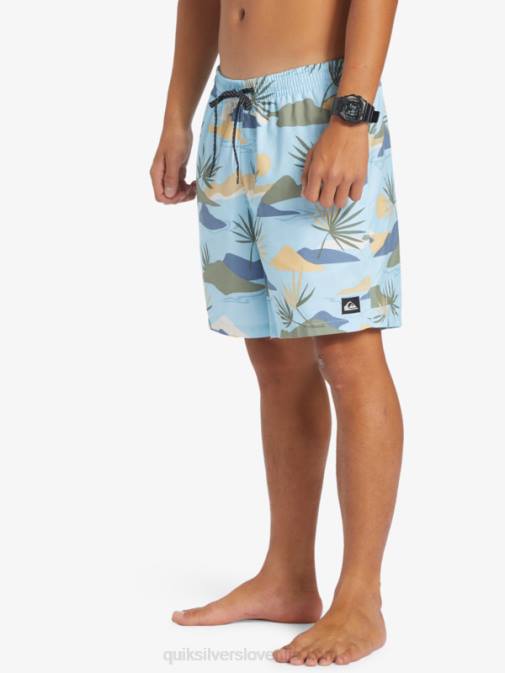 Quiksilver PJ4H677 moški modro nebo vsakdanji mix 17 volejev
