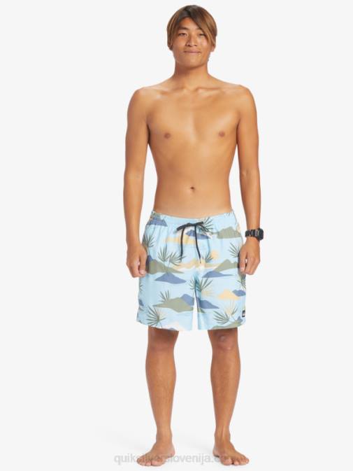 Quiksilver PJ4H677 moški modro nebo vsakdanji mix 17 volejev