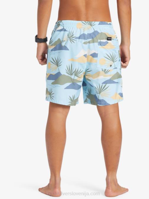 Quiksilver PJ4H677 moški modro nebo vsakdanji mix 17 volejev
