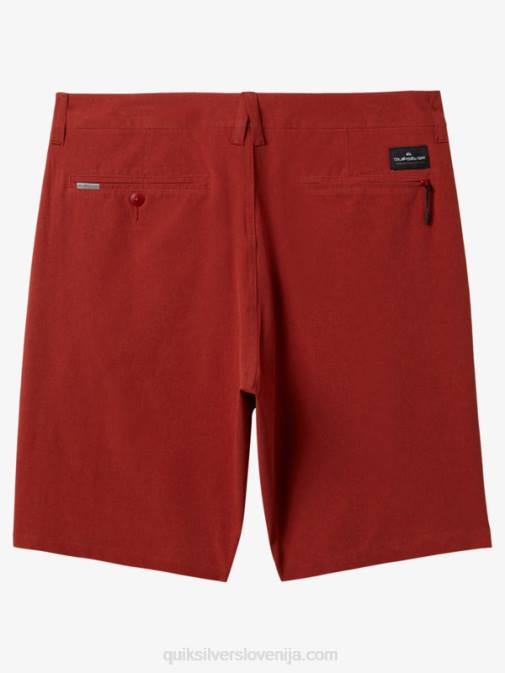 Quiksilver PJ4H67 moški rdeči oker kratke hlače union heather 20 amphibian