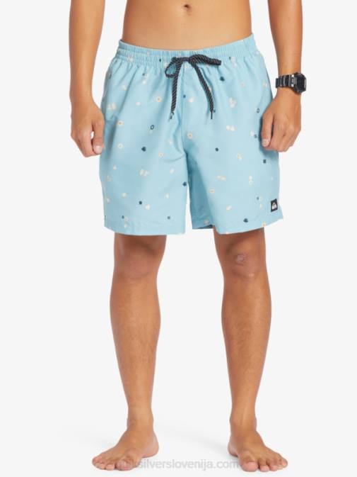 Quiksilver PJ4H680 moški nebeško modra vsakdanji mix 17 volejev