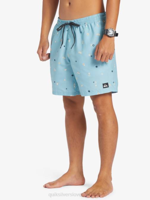 Quiksilver PJ4H680 moški nebeško modra vsakdanji mix 17 volejev