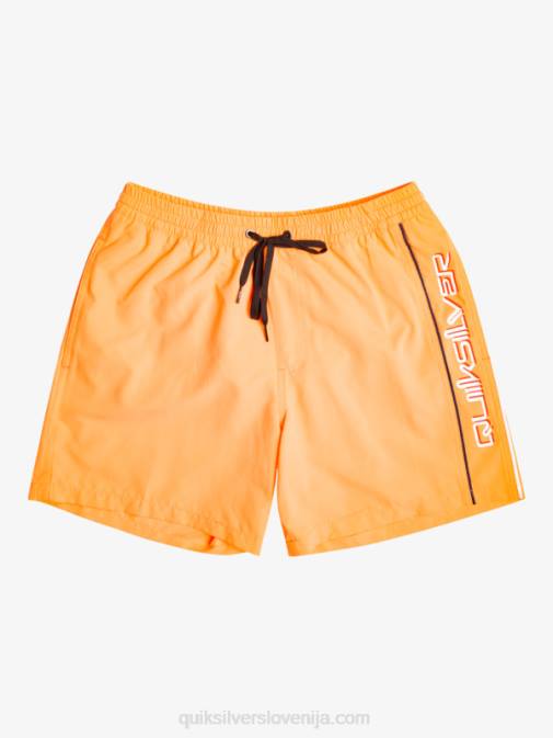 Quiksilver PJ4H697 moški pomarančni pop vsakdanji vert 16 volejev