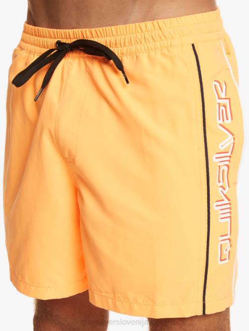 Quiksilver PJ4H697 moški pomarančni pop vsakdanji vert 16 volejev