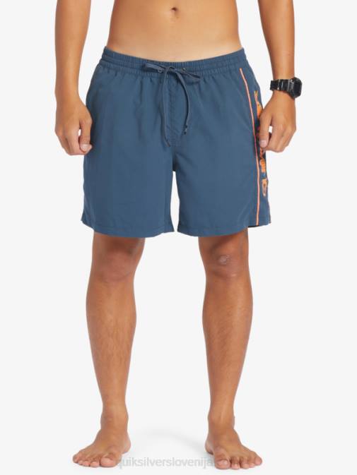 Quiksilver PJ4H699 moški polnočna mornarica vsakdanji vert 16 volejev