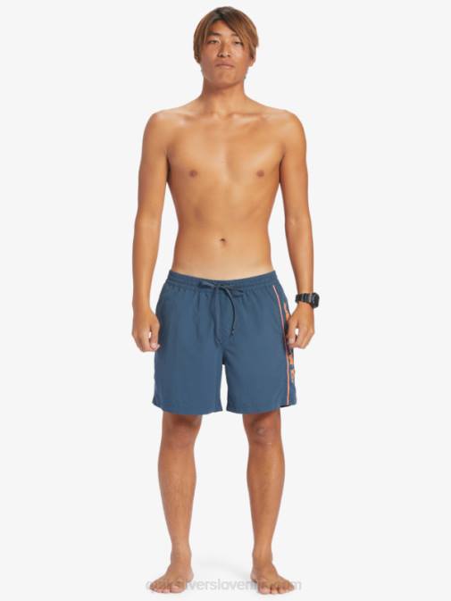 Quiksilver PJ4H699 moški polnočna mornarica vsakdanji vert 16 volejev