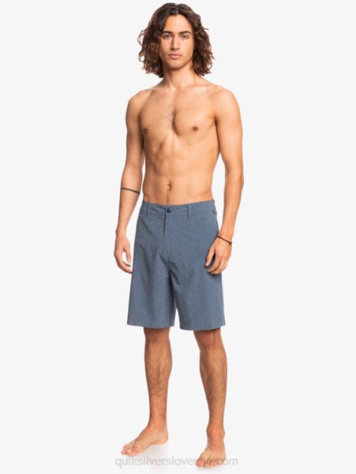 Quiksilver PJ4H69 moški insignija modra kratke hlače union heather 20 amphibian