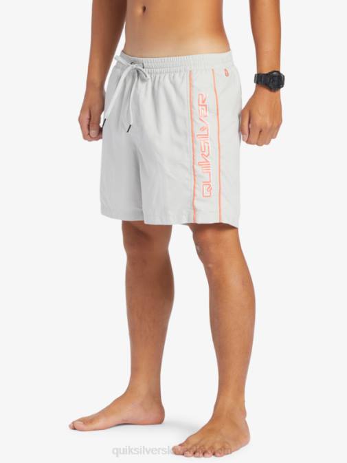 Quiksilver PJ4H700 moški sivo vijolična vsakdanji vert 16 volejev