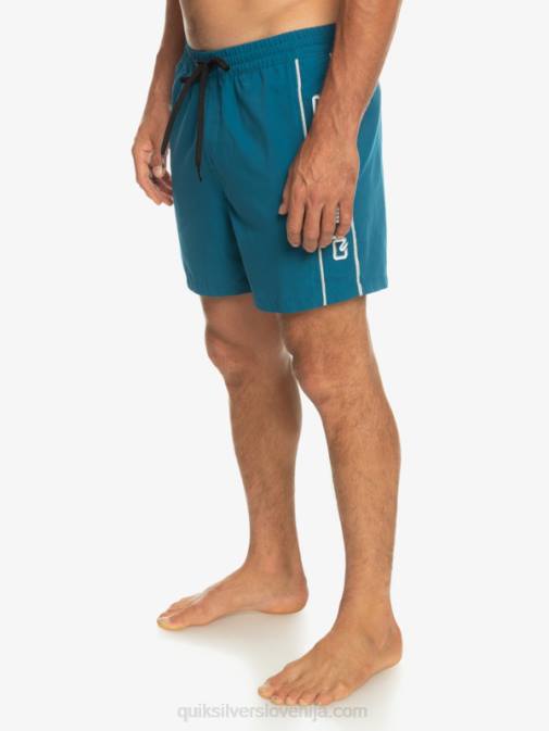 Quiksilver PJ4H701 moški maroško modra vsakdanji vert 16 volejev