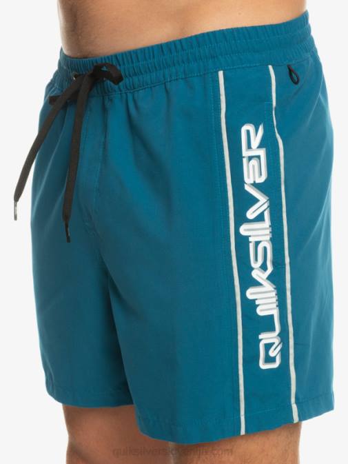 Quiksilver PJ4H701 moški maroško modra vsakdanji vert 16 volejev