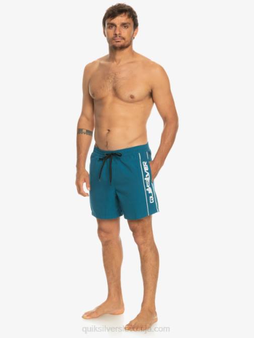 Quiksilver PJ4H701 moški maroško modra vsakdanji vert 16 volejev