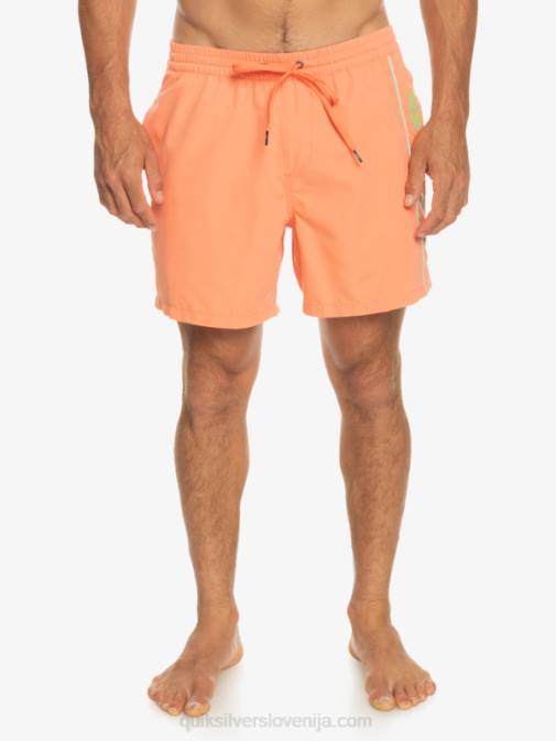 Quiksilver PJ4H703 moški svež losos vsakdanji vert 16 volejev